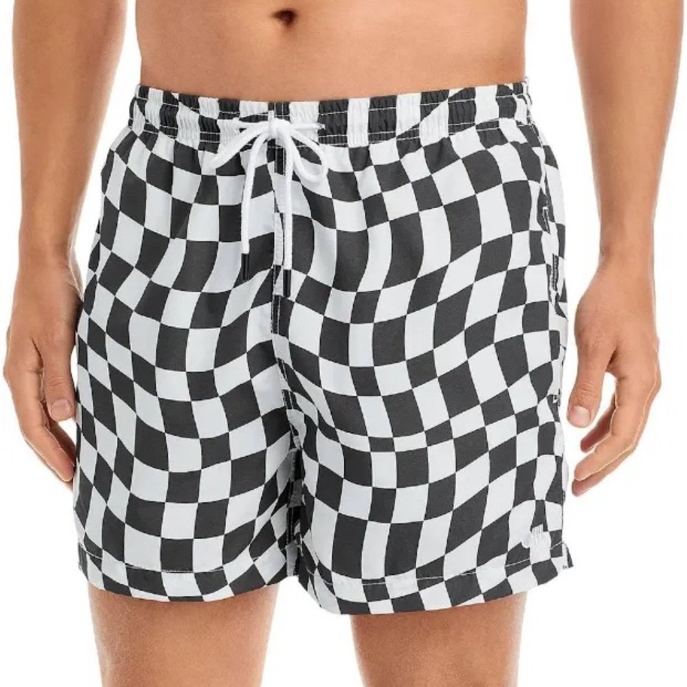 Men’s SOLID & STRIPED Swim Trunks Medium new